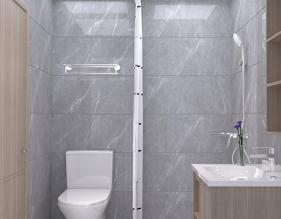 Unit Bilik Mandi Apartmen Bersepadu Panel Gentian Resin PEC