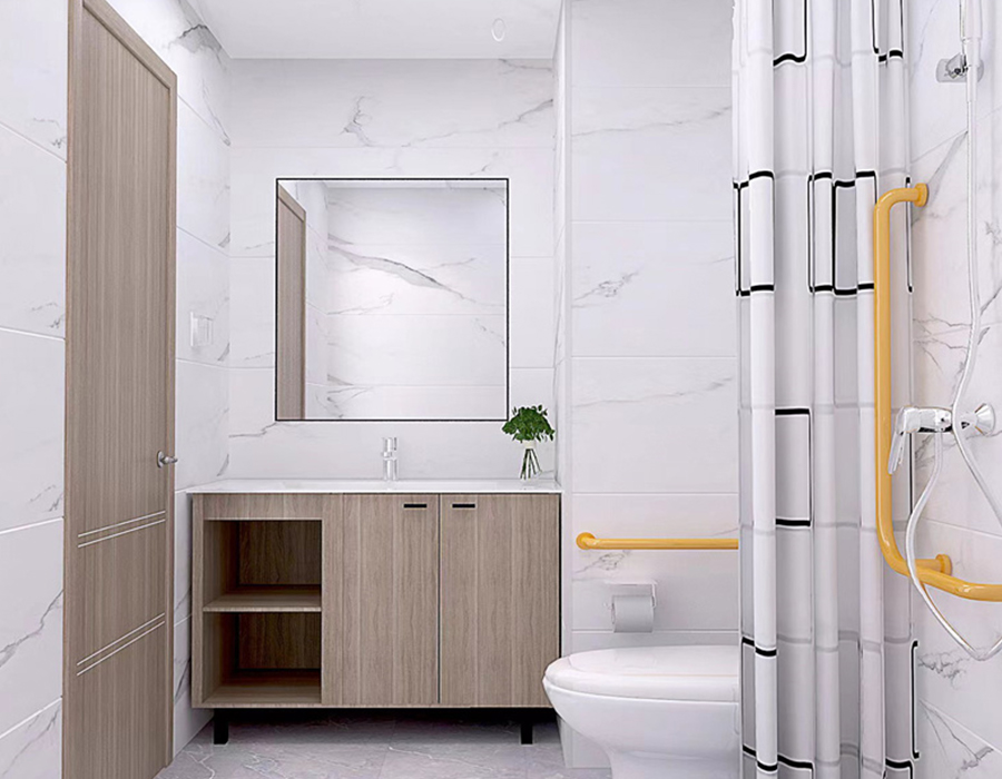 Bilik Mandi Modular Gentian Resin PEC Semua Panel