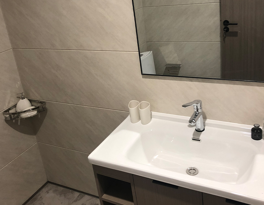 Bilik Mandi Sanitari Modular Prefabrikasi Mendatar Papan Dinding PEC